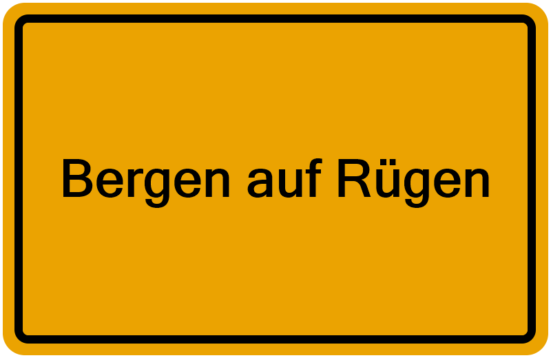 Handelsregister Bergen auf Rügen